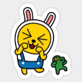 KakaoTalk Friends Muzi & Con (뿌잉뿌잉) Sticker